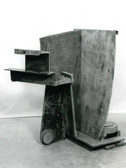 H.Anthony Caro, Down centre, 1984. Steel. 119.5 x 106.5 x 81.5. Courtesy David Roberts Collection, London