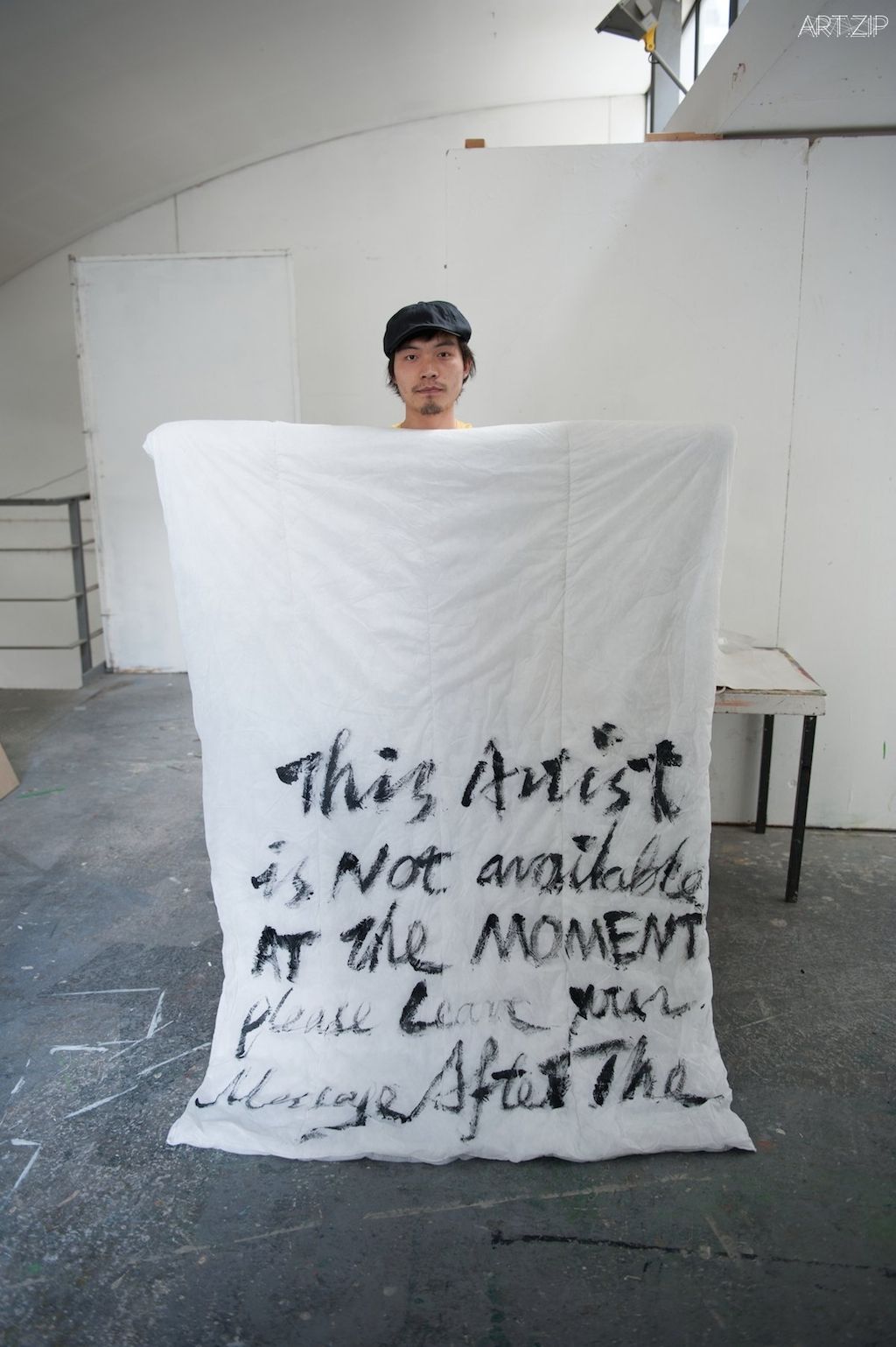 孫毅 Sun Yi Untitled Quilt Medium: Ink on quilt Size: 200cm x 230cm Year: 2014 