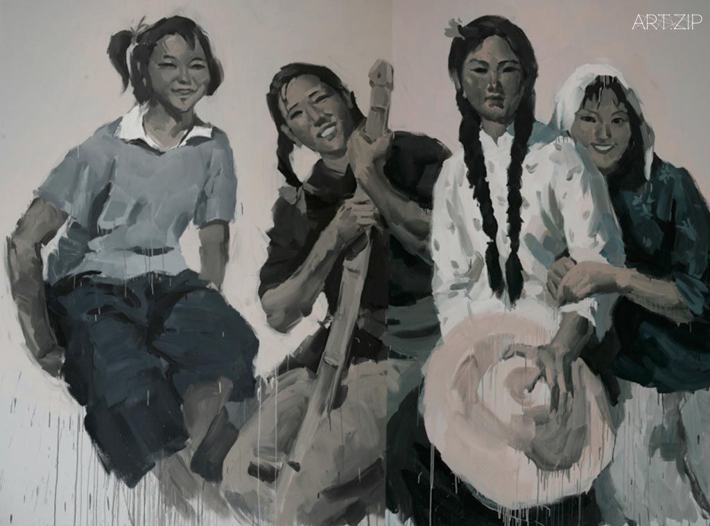 Shu Qun, 2011, ‘No 5, Red Classics Series’, acrylic on canvas, 290 x 420 cm.