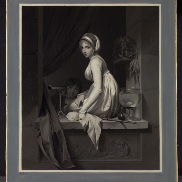 Louis-Léopold Boilly A Girl at a Window, after 1799 Oil on canvas, 55.2 x 45.7 cm The National Gallery, London Bequeathed by Emilie Yznaga, 1945 © The National Gallery, London